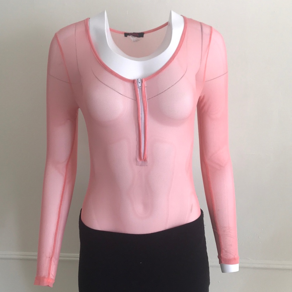 Mesh Pink Bodysuit